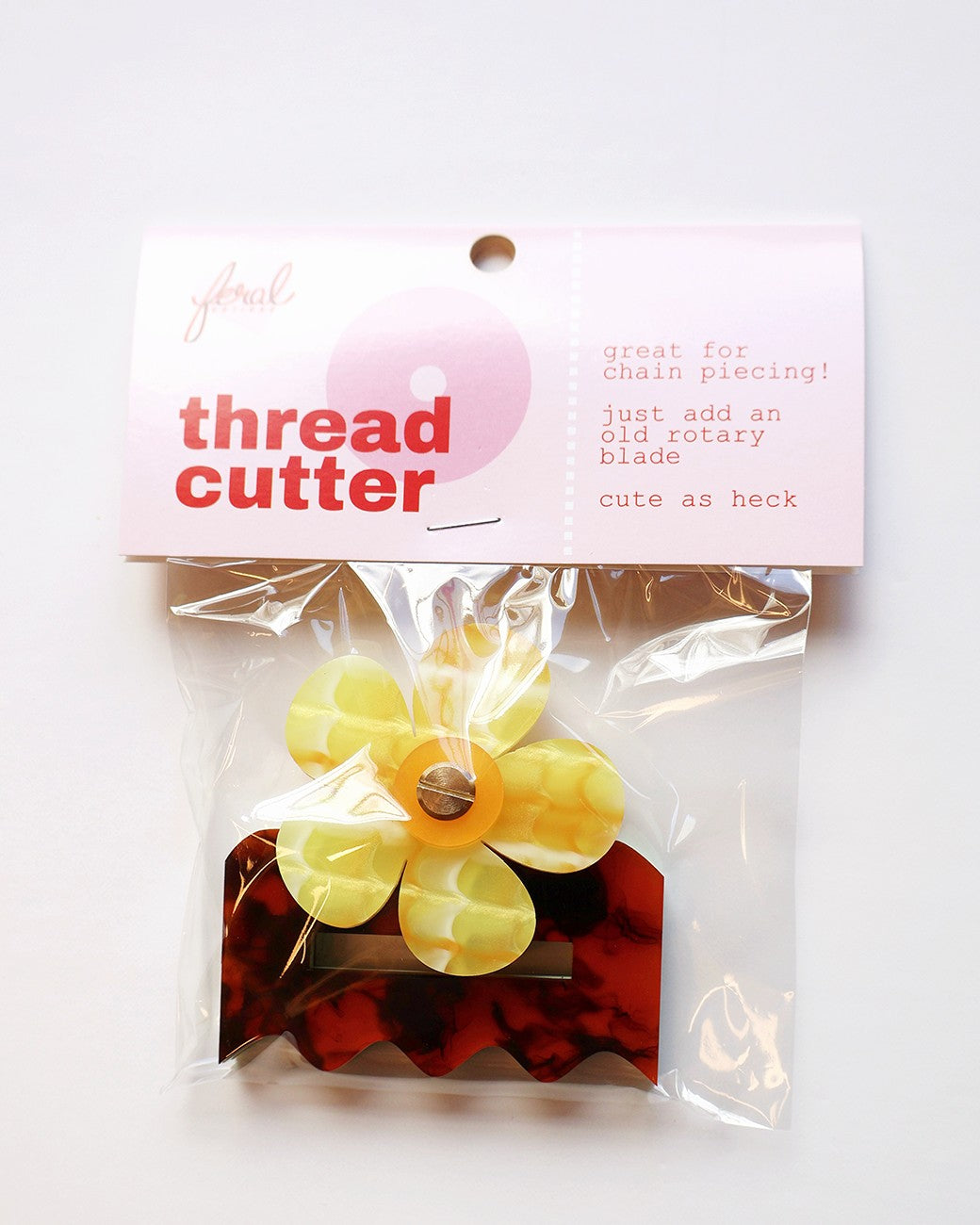 Retro Flower Thread Cutter