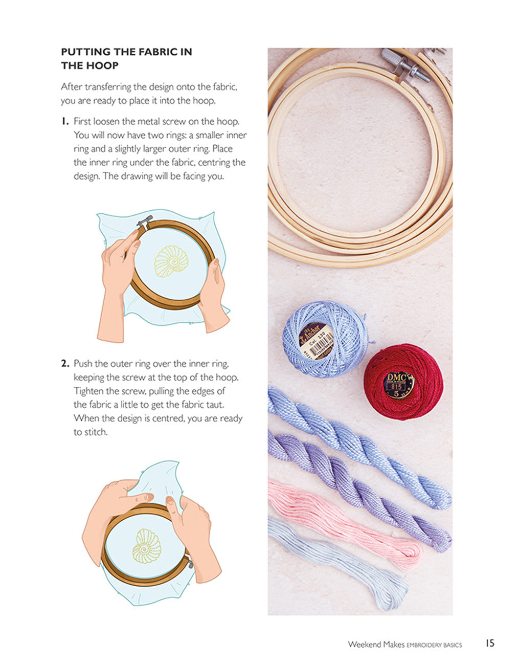 Embroidery With Buttons
