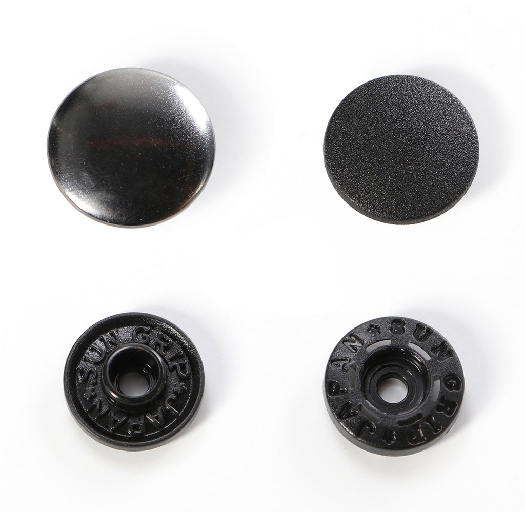 Tool-free Snaps - Set of Four - Black Metal