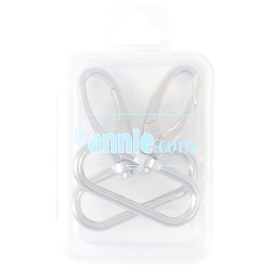 Swivel Hook 1-1/2in Nickel Set of Two