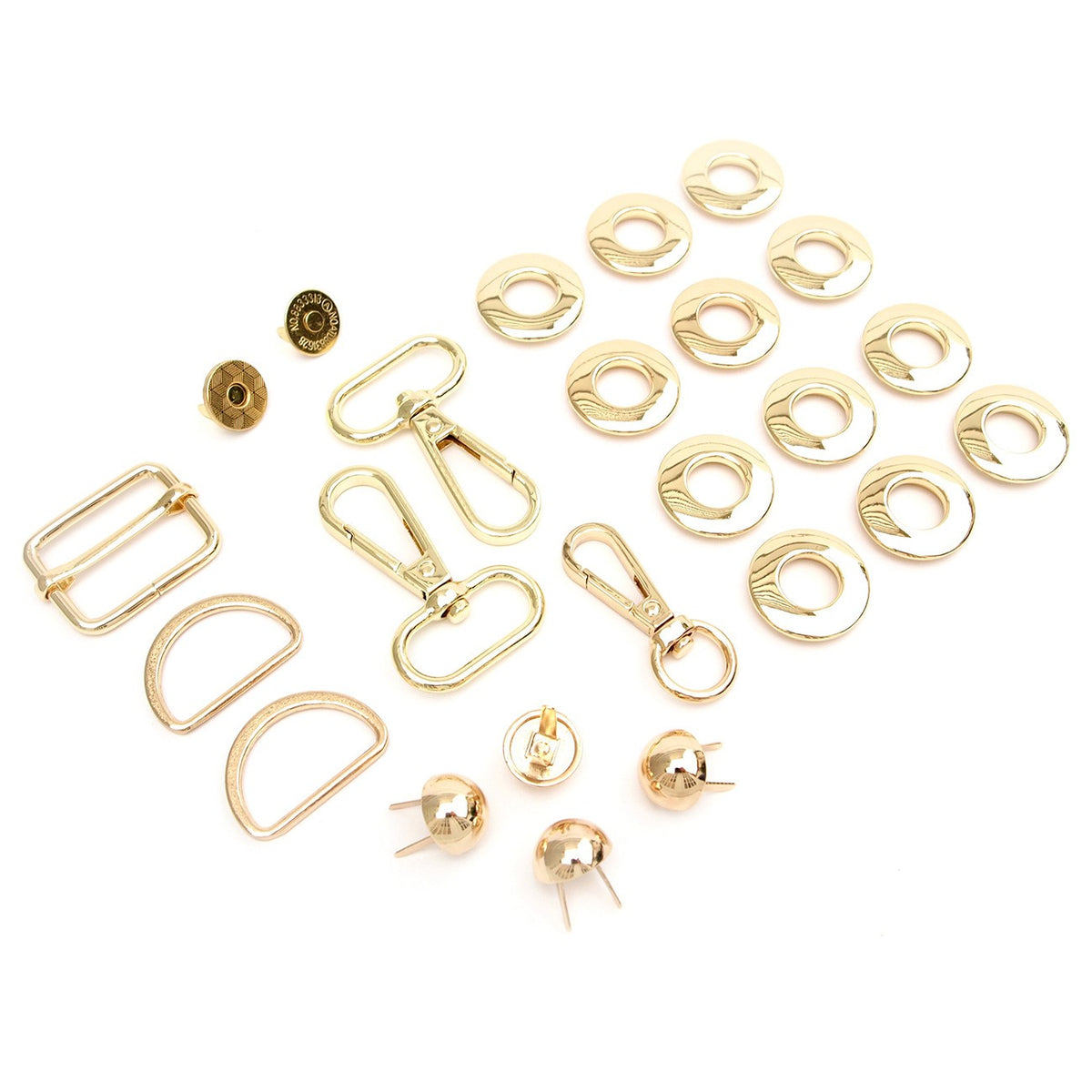 Magnolia Drawstring Bucket Bag Hardware Kit Gold