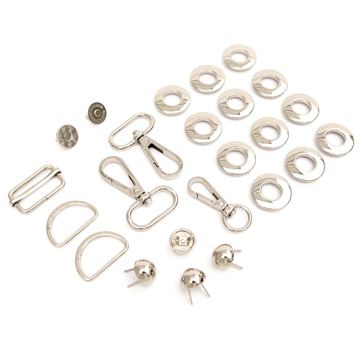 Magnolia Drawstring Bucket Bag Hardware Kit Nickel