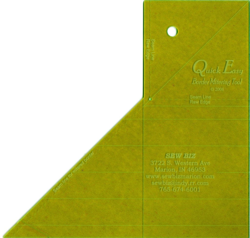 Large Quick Easy Border Mitering Tool 1pc