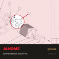ADAPTER-MOTOR MOUNT PSL, Janome #QM10240 — shown on the Janome parts diagram