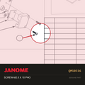 SCREW-M2.5 X 10 PHO, Janome #QM10316 — shown on the Janome parts diagram