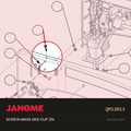 SCREW-M4 X 6 SKS CUP SS, Janome #QM12013 — shown on the Janome parts diagram