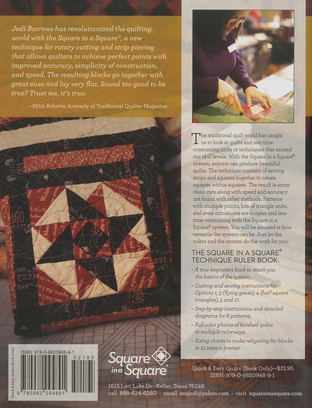 Ruler Square In A Square 9in x 12in