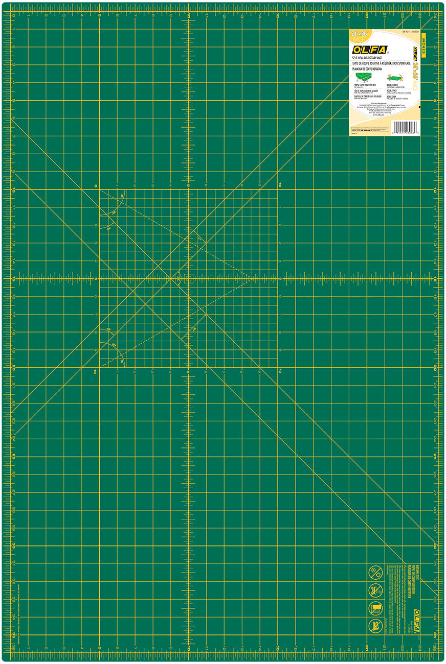 Cutting Mat with Grid 24in x 36in