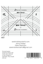 Mini Curvit Ruler for Longarm Quilting