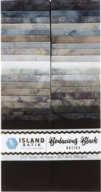 Basics Bodacious Blacks 2.5in Strips (40pc x 20 colors)