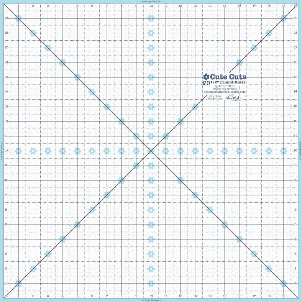 Lori Holt Trim It Ruler 20.5" Square