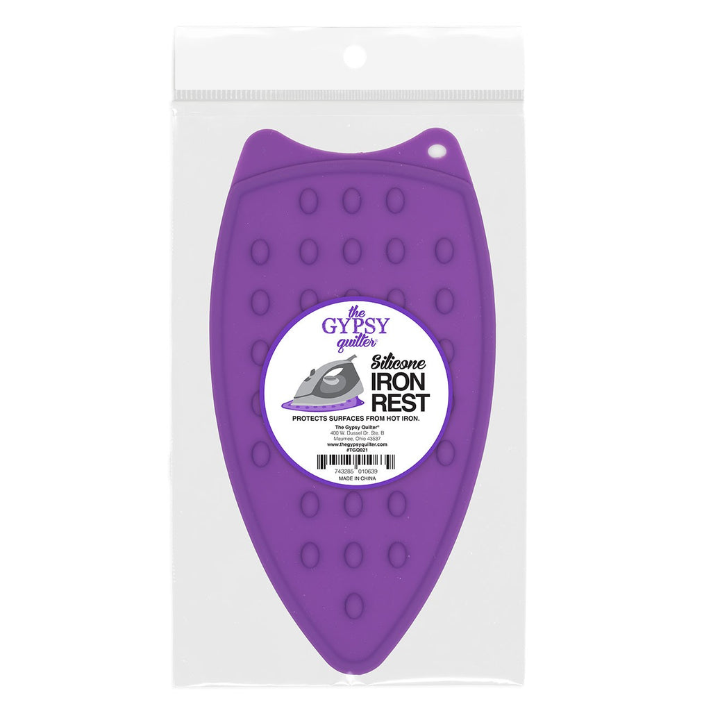 The Gypsy Quilter Silicone Iron Rest Purple