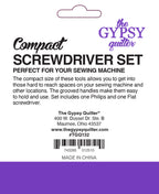The Gypsy Quilter Sewing Machine Screwdriver Set