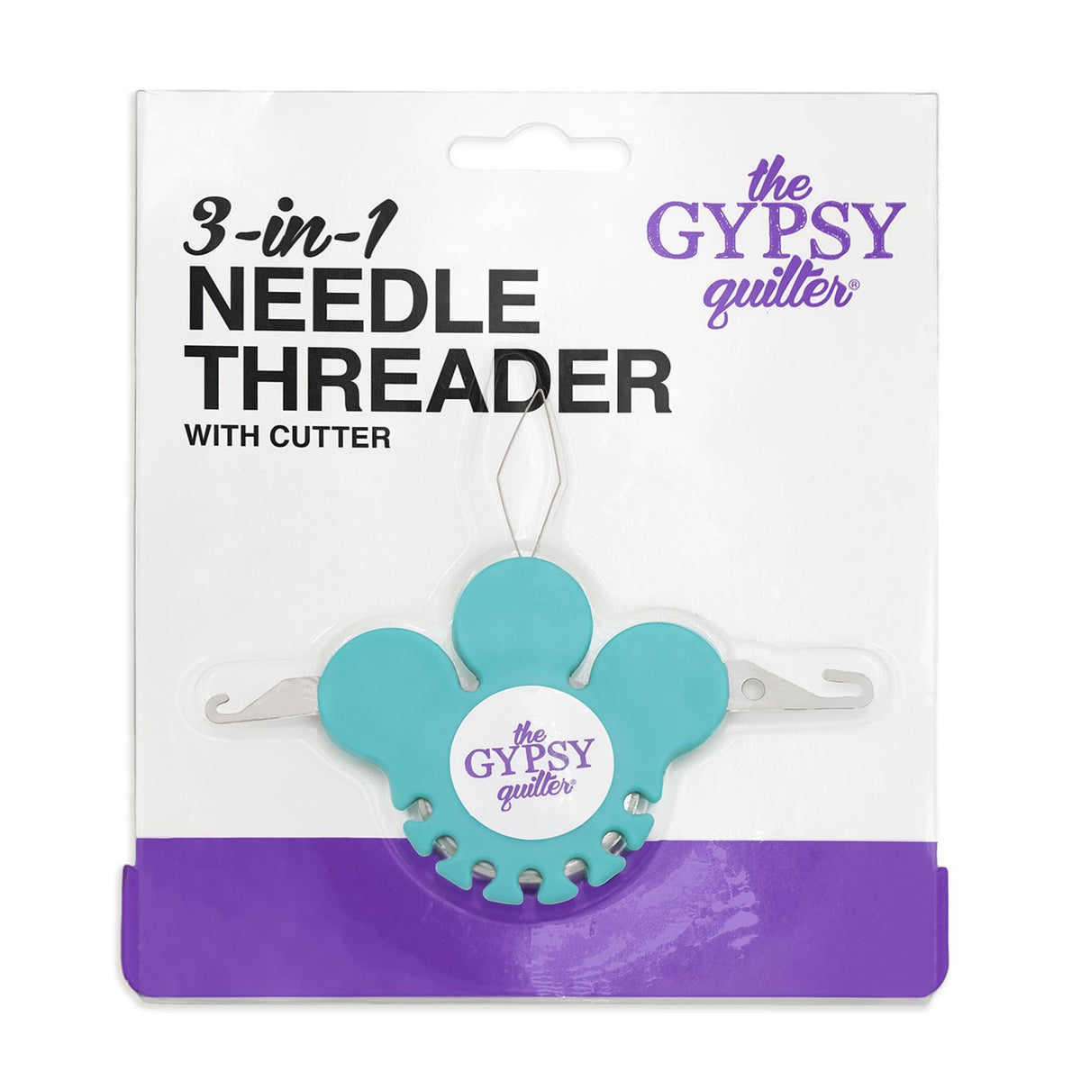 The Gypsy Quilter 3 In 1 Needle Threader with Cutter