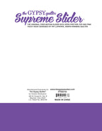 Supreme Slider 8in x 11-3/4in Free Motion Slider with Pink Tacky Back