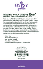 Binding Wrap and Store Spool Blue