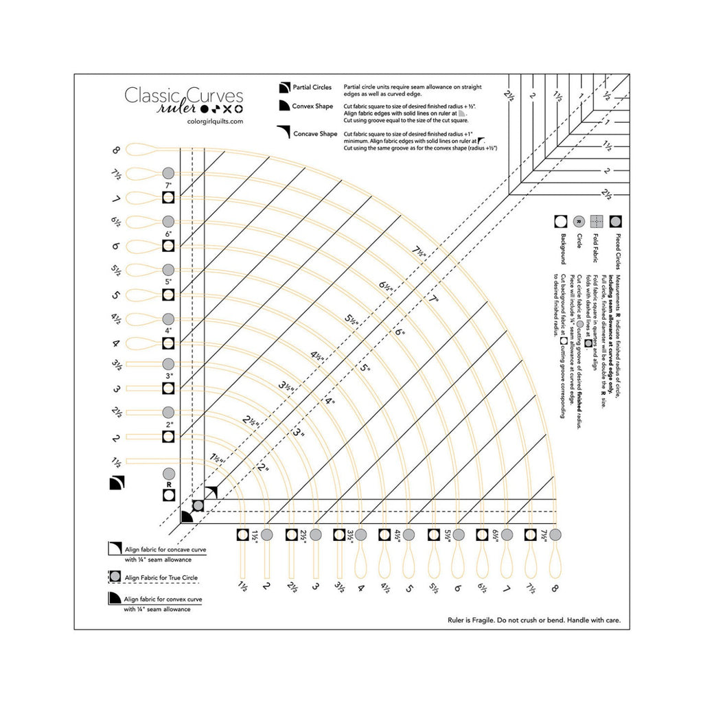 Classic Curves Ruler Redesign