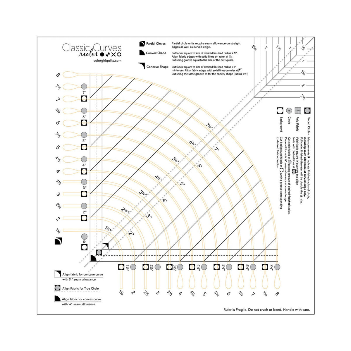 Classic Curves Ruler Redesign