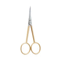 Clauss Curved Embroidery Scissor Gold Plate 4-1/2in