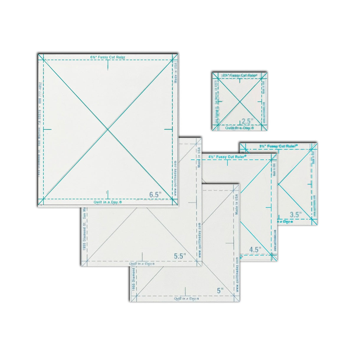 Complete Fussy Cut Ruler Set