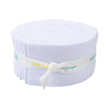 Confetti Cotton Bright White 2-1/2in Strips, 40pcs/bundle