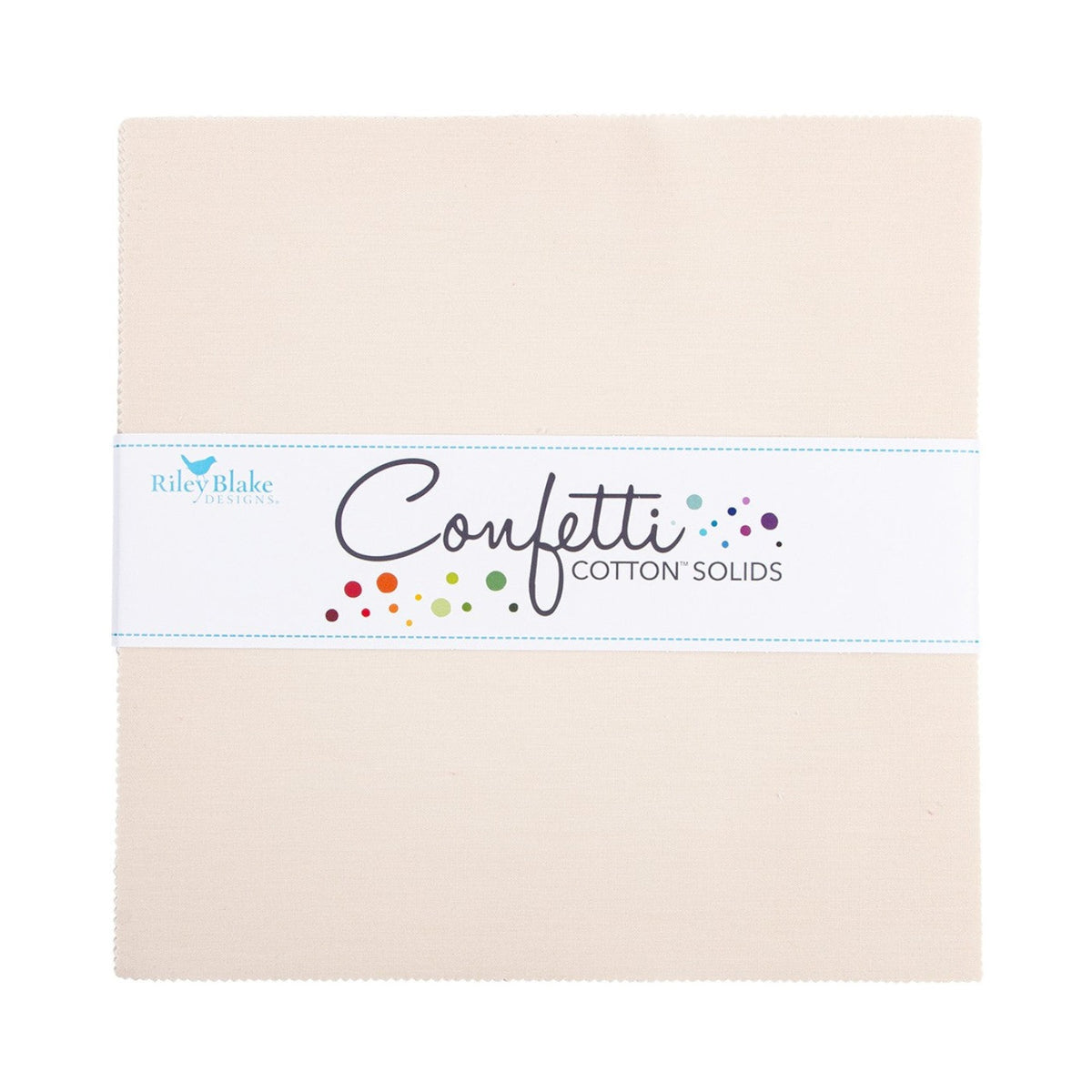 Confetti Cotton Ivory 10in Squares, 42pcs/bundle