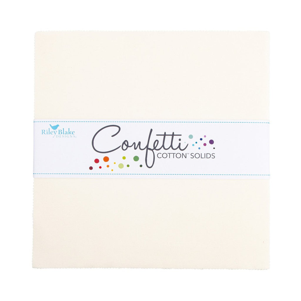Confetti Cotton LeCreme 10in Squares, 42pcs/bundle