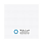 Ecco Cotton Solids White Light 10in Squares 42pc