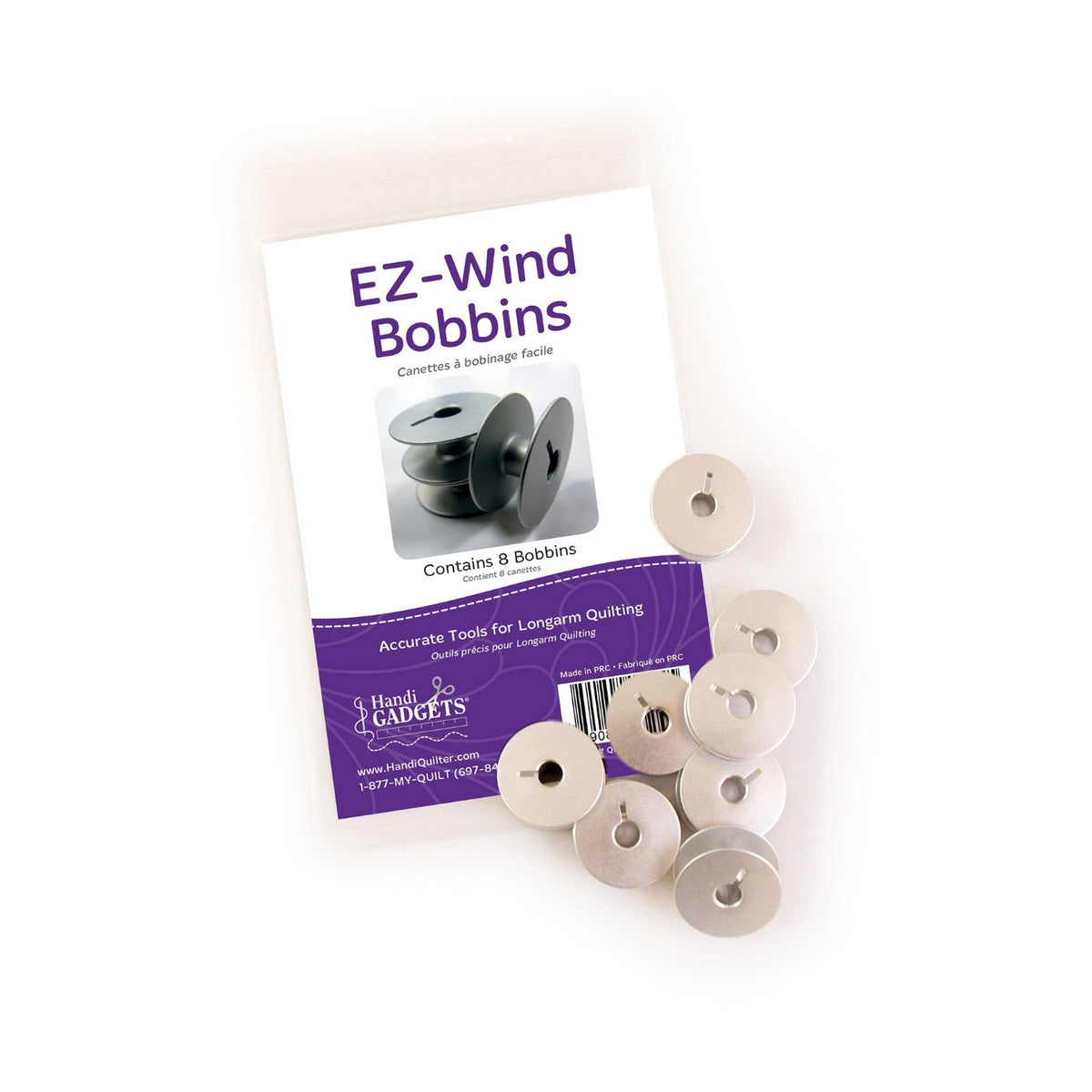 EZ-Wind Slotted Bobbin (M class) 8pk