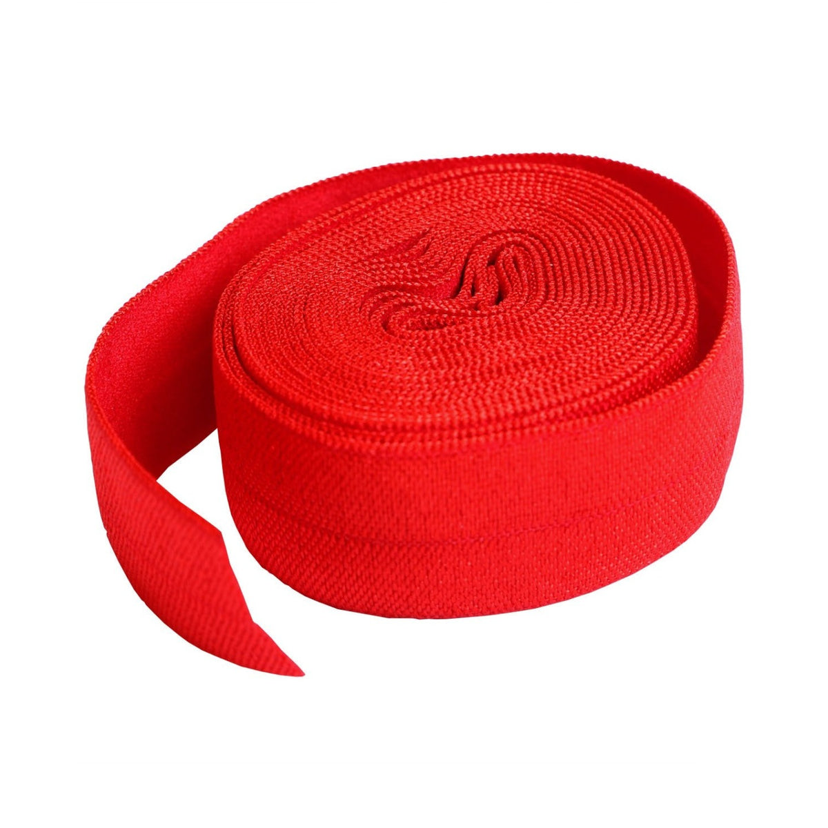 Fold-over Elastic 3/4in x 2yd Atom Red