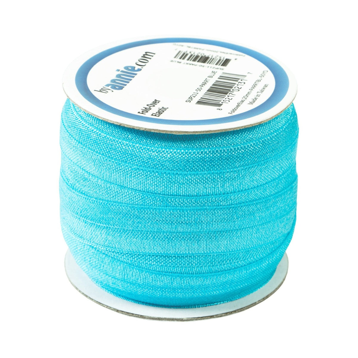 Fold-over Elastic 3/4in x 50yd Parrot Blue