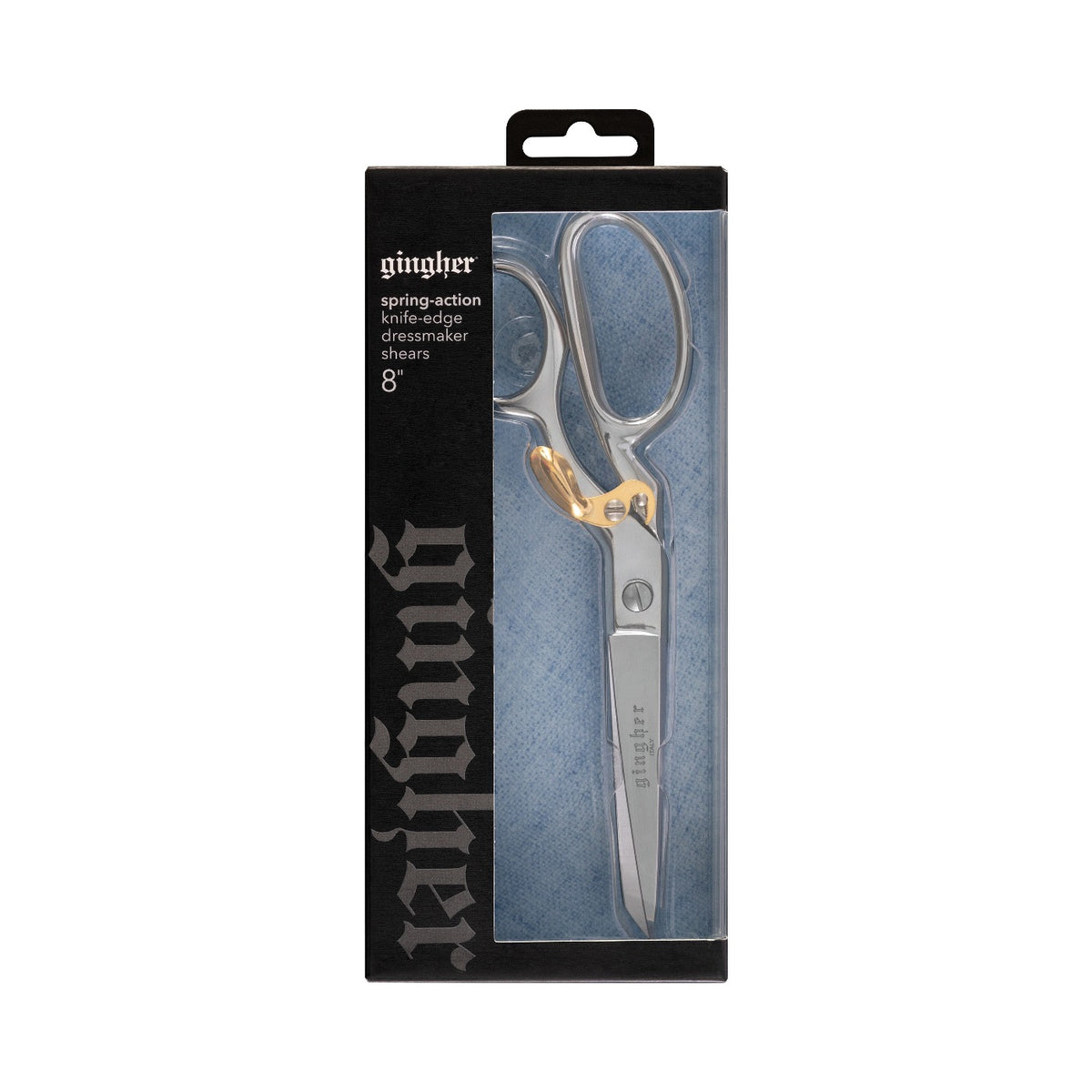 Gingher 8in Knife Edge Spring Action Dressmaker Shears