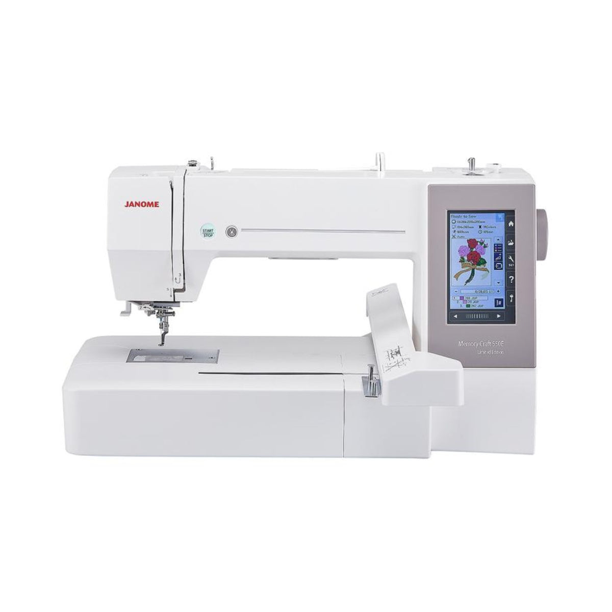 Janome Memory Craft 550E Limited Edition Embroidery Machine
