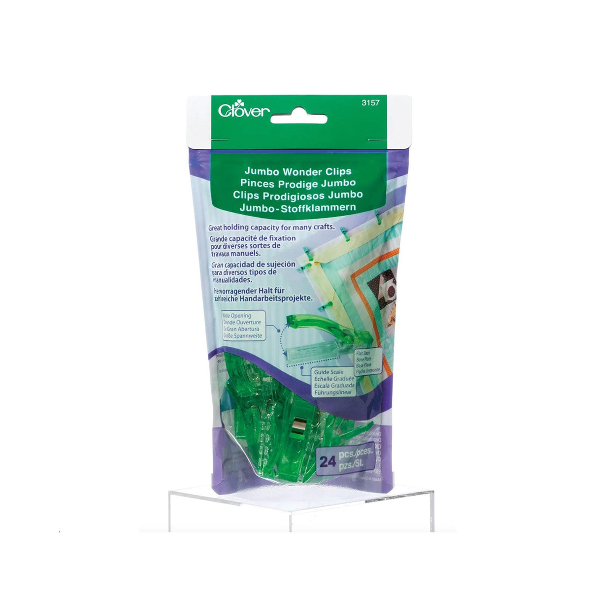 Jumbo Wonder Clips 24ct