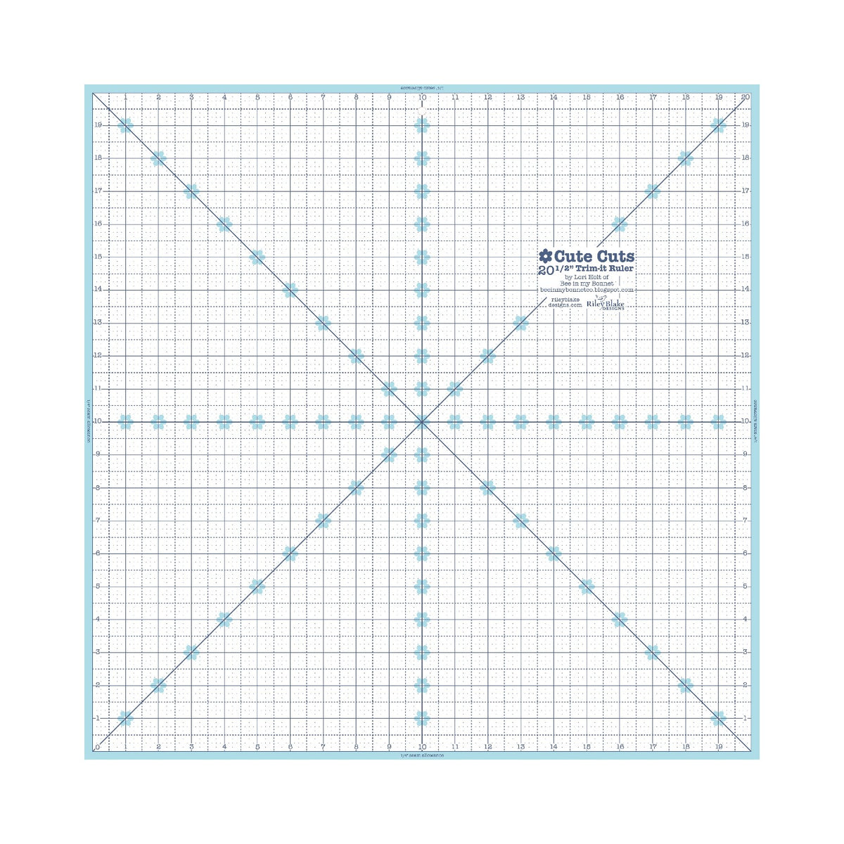 Lori Holt Trim It Ruler 20.5" Square