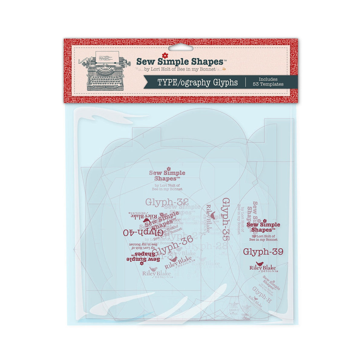 Lori Holt TYPE/ography Glyphs Sew Simple Shapes