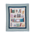 Machine Embroidery Jane Austen Library Quilt - Fabric Only Kit