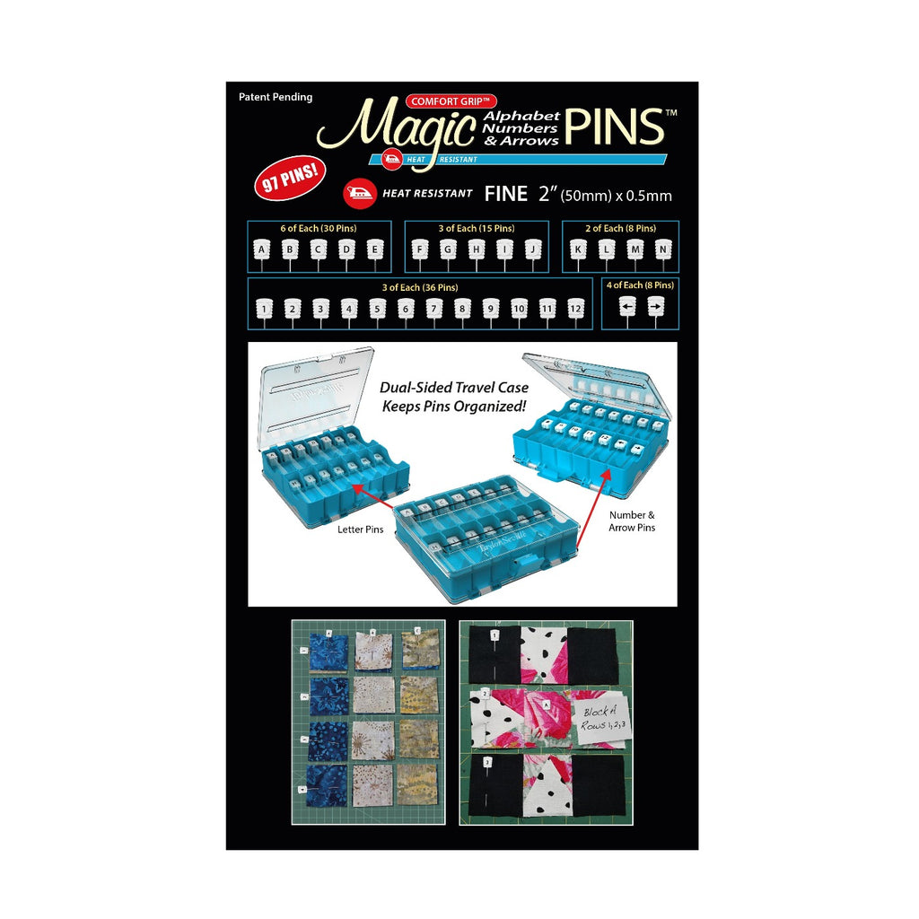 Magic Alphabet Numbers & Arrows Pins