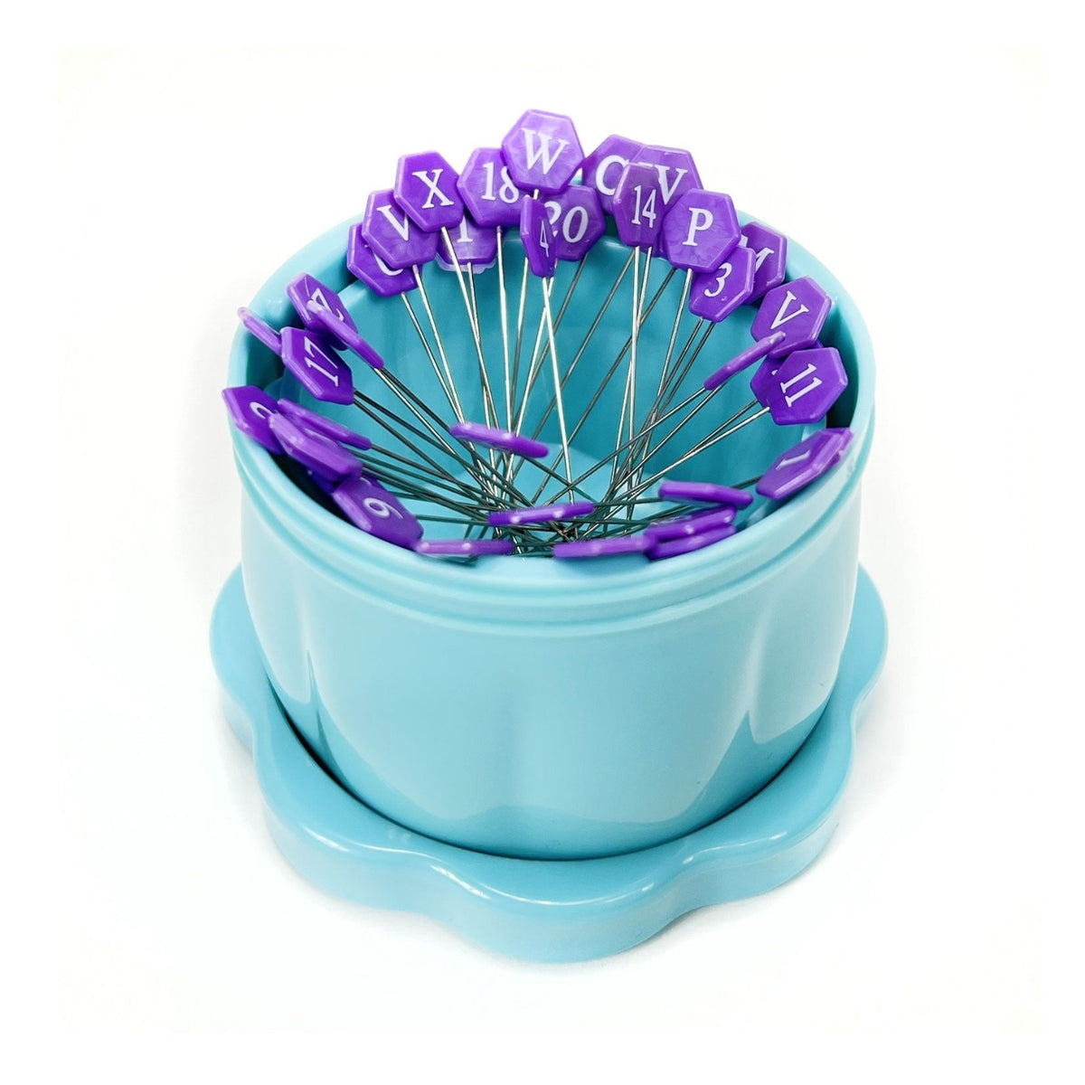 Magnetic Pin Cup Large Bohemian Blue