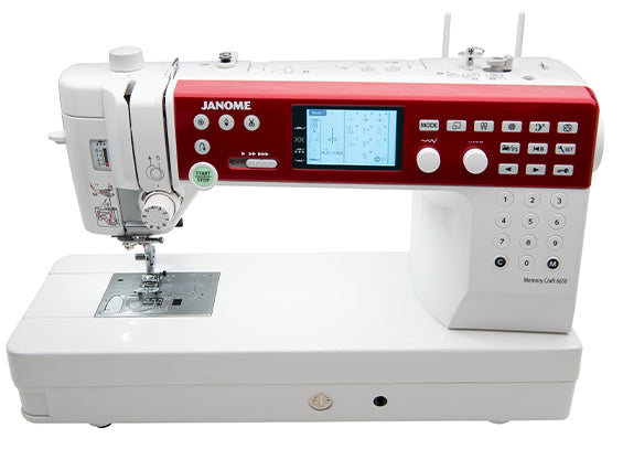 Janome Memory Craft 6650 Quilting Machine detail