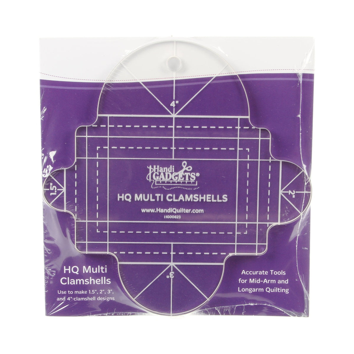 Multi Clam Shell Template 1-1/2in to 4in