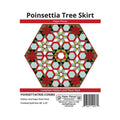 Poinsettia Tree Skirt Complete Pattern and Paper Piece Pack by Paper Pieces