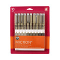 Sakura Pigma Micron 08 Pen Set Black & Gray 10pk