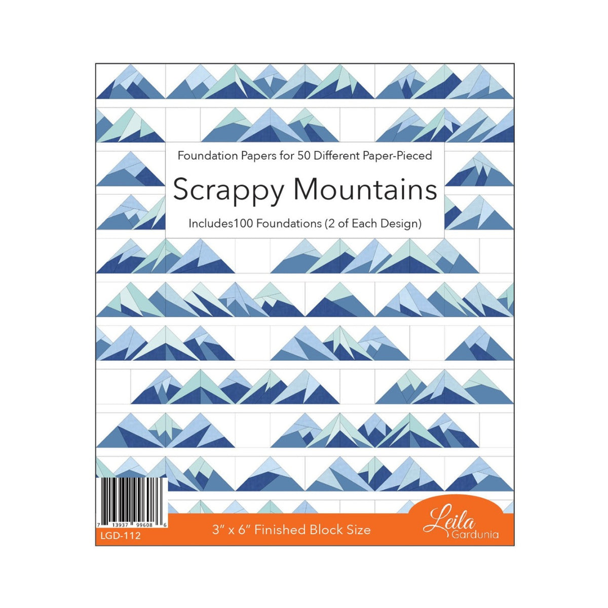 Scrappy Mountains Foundation Paper Piecing Pad