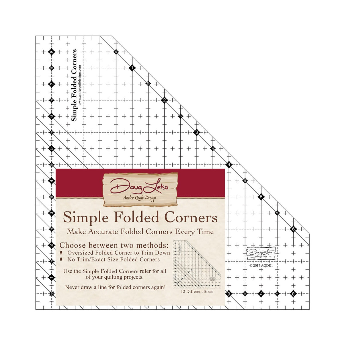 Simple Folded Corners Ruler