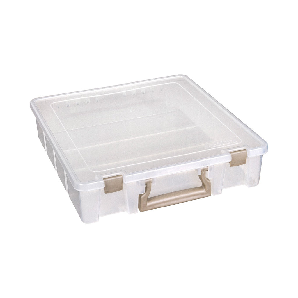 Single Compartment Super Satchel Box Clear