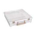 Single Compartment Super Satchel Box Clear