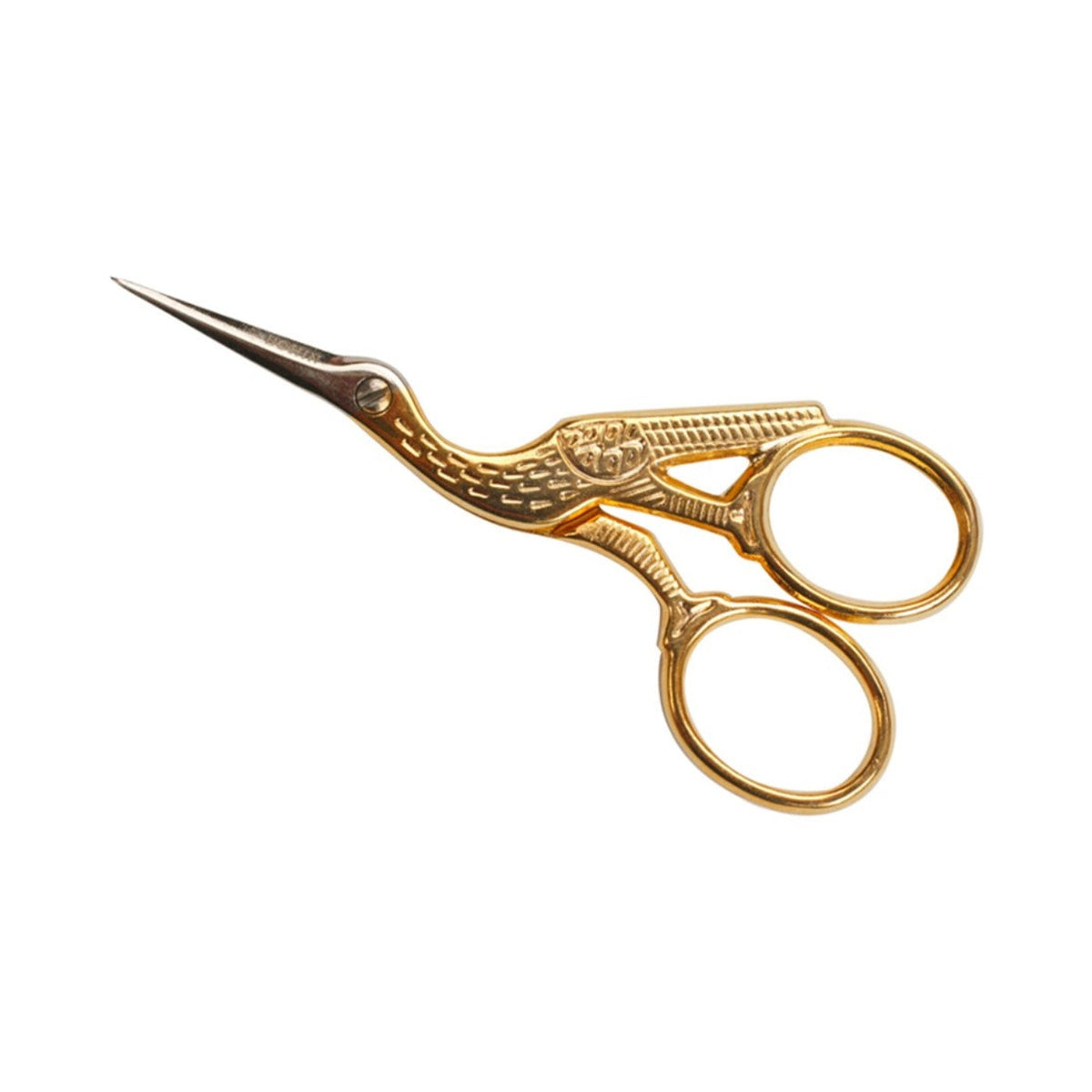 Stork Scissor 4in Gilded