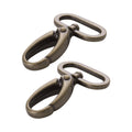 Swivel Hook 1in Antique Brass Set of Two