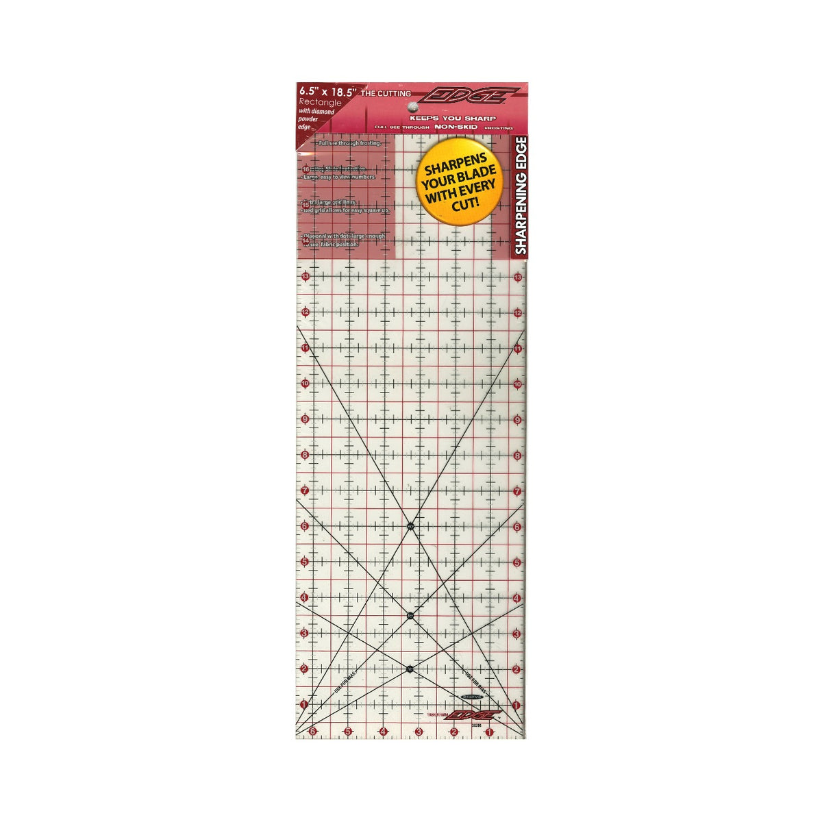 The Cutting Edge Sharpening Edge Ruler 6-1/2in x 18-1/2in